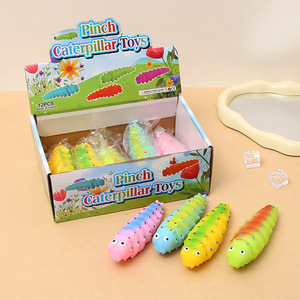 Colorful Spray Caterpillar Flour Filling Cute Cock <b>Squeeze</b> Stress Relief Toy <b>Squeeze</b> Animal Stress <b>Ball</b> Classic Birthday Gift - Product Image 4
