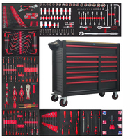 Ensemble d'outils à main de 471 pièces avec chariot de rangement roulant robuste à 12 tiroirs pour garage et atelier, vente en gros de douilles