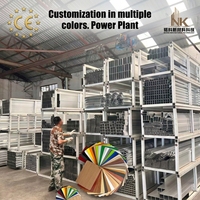 Tube carré en aluminium, revêtement en zinc, durable, ignifuge, pour plafond, décoration murale extérieure/intérieure dans les hôtels, les hôpitaux, les gymnases