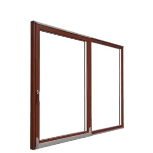 WEI DUN-puerta de aislamiento térmico de aluminio, puertas correderas grandes de vidrio, a prueba de sonido, para construcción comercial