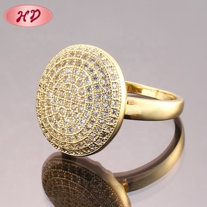 2019 Neuestes Design 18 Karat Gold gefüllter Zirkon Finger Schmuck <span class=keywords><strong>Ring</strong></span> Frauen verstellbarer <span class=keywords><strong>Ring</strong></span> Gold Paar Verlobung sring - Product Image 1
