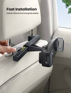 Lamicall CH05 スプリングスナップデザイン 車載ヘッドレストタブレットマウント 360度調整可能 後部座席ホルダー 4～10.5インチスマホスタンド 子供旅行用 - Product Image 4