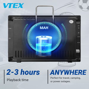 Televisor Portátil de 9/10 Pulgadas con Sintonizador Digital para Auto, Pantalla LCD, 12V CC, Batería Recargable, Mini <span class=keywords><strong>TV</strong></span> Compacta - Product Image 4