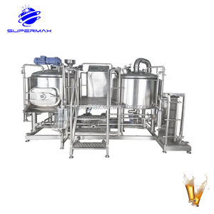 Máquina de Elaboración de <span class=keywords><strong>Cerveza</strong></span> de Alta Calidad, Totalmente Automática, con Tanque de Acero Inoxidable, para Fábricas de <span class=keywords><strong>Cerveza</strong></span> y Uso en Bares - Product Image 1