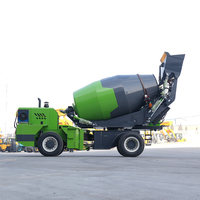 Promotion : Camion malaxeur à béton mobile diesel 4x4 automatique auto-chargeur ISO CE de 2m³, 3m³, 4m³, 5.5m³ à vendre