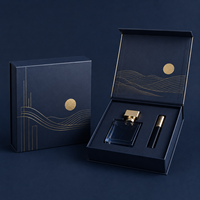 Boîtes cadeaux de luxe personnalisées avec insert, logo magnétique, estampage à chaud, papier parfumé, flacon de parfum 30 50 100 ml, coffret cadeau