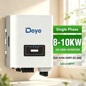 Inversor Solar Fotovoltaico <span class=keywords><strong>Deye</strong></span> de 500V en Oferta, 5kw 8kw 10kw, Bajo Nivel de Ruido, para Sistemas de Energía Doméstica - Product Image 1