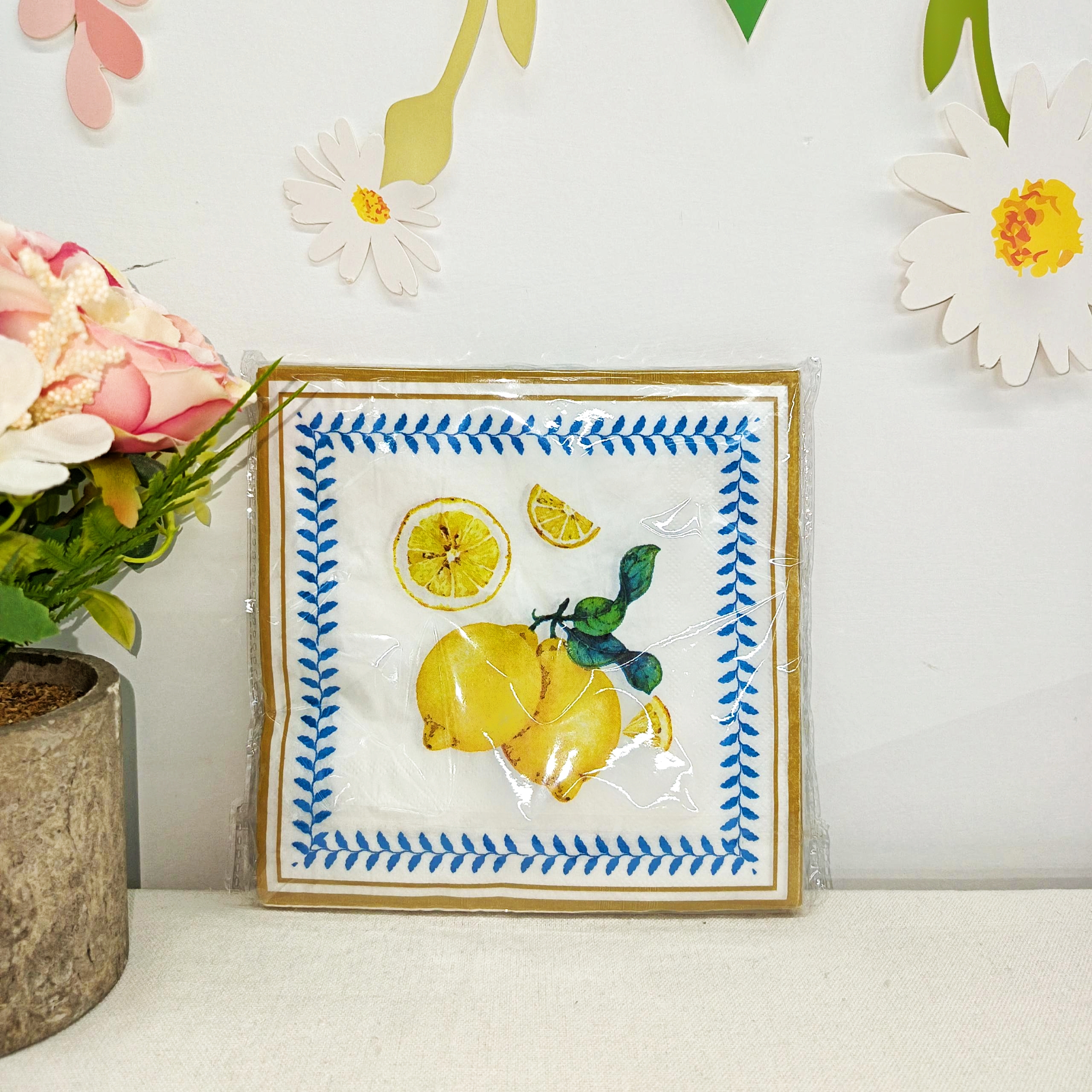 servilleta rosa*16uds