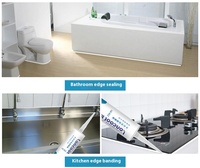 Scellant silicone monocomposant à séchage rapide, blanc non tachant, haute blancheur, non jaunissant, type GP, pour la construction et l'intérieur