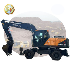 Nuevo Hyundai Robex R210W 21 Ton Excavadora de ruedas 210W Tier4 2024 Modelo 0,92 m Capacidad de cubo Maquinaria para video - Product Image 1
