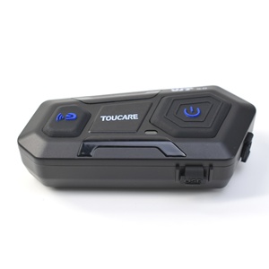 Toucare-intercomunicador para motocicleta, bluetooth <span class=keywords><strong>5.0</strong></span>, à prova d' água, conecta a outro intercomunicador, música estéreo/duplex completo - Product Image 2