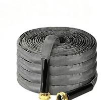 Tuyau d'arrosage de jardin en TPU non extensible de 75 pieds, léger, flexible, plat, anti-plis, résistant aux éclats, haute pression 600 PSI, pour extérieur, camping-car et voiture