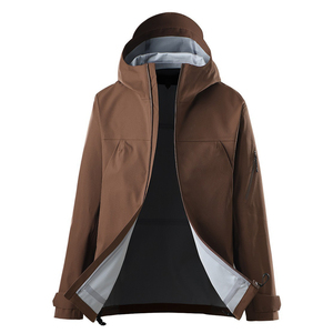 <span class=keywords><strong>Chaqueta</strong></span> de 3 capas para hombre, serie Mountain, con cremallera, totalmente termosellada, impermeable, transpirable, para escalada, trabajo y actividades al aire libre. - Product Image 3