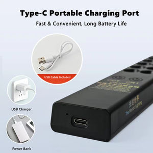 Varita de temperatura de Color LED portátil, barra de luz recargable de diseñador, lámpara CCT ajustable de alto CRI, medidor de luz de mano - Product Image 4