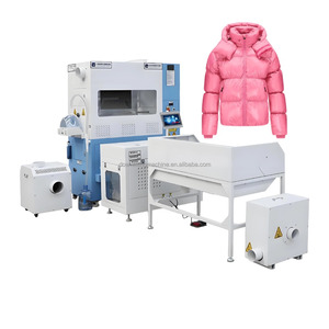 FUDA 2-in-1 nhỏ gọn dệt điền máy hiệu quả ngỗng lông & STAPLE sợi 1 vòi phun 4 quy mô cho hiệu quả sản xuất - Product Image 1