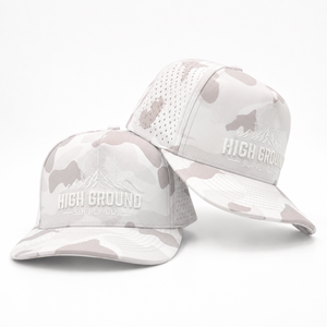 Casquette de golf 5 panneaux avec logo personnalisé brodé, en cuir silicone de haute qualité, faible MOQ, sangle réglable, respirante, pour hommes - Product Image 1