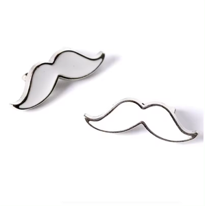 Broches de Solapa con Bigote Negro para Hombre, Divertidos, para Sombrero y Barba, Accesorios para Caballero, Broche Nupcial - Product Image 6