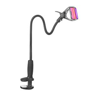 Support de téléphone Support de téléphone portable pour lit Bras flexible en acier au carbone Support de téléphone portable réglable pour lit et bureau - Product Image 4