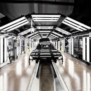 Lumières de cabine de pulvérisation à vendre conception personnalisée lumière de prisme optique à intensité variable lumière de cabine de peinture de <span class=keywords><strong>garage</strong></span> pour ligne de production d'assemblage de voiture - Product Image 1