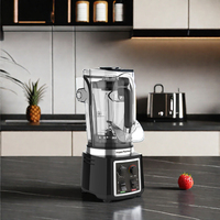 Mixeur HappyPartner 800W, Appareil Électrique de Cuisine Silencieux à Vitesse Variable avec Isolation Acoustique