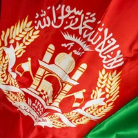Drapeau afghan de haute qualité 3x5 pieds en satin de bonne qualité avec franges, drapeaux d'Afghanistan en polyester