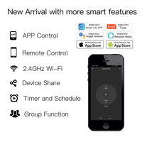 Alexa ESP8266 Smart 2 bandas Tuya Zigbee 3,0 inalámbrico interruptor de pared para automatización