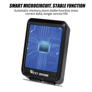WEST BIKING Multi-function Bicycle <strong>Computer</strong> Waterproof GPS Large Screen Back Light Cycling Exercise Bike Speedometer Odometer - Product Image 5