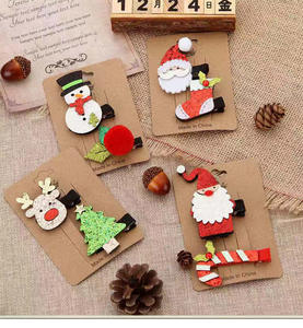 Pince à cheveux en <span class=keywords><strong>corne</strong></span> <span class=keywords><strong>de</strong></span> <span class=keywords><strong>renne</strong></span> pour femme et fille, bandeau <span class=keywords><strong>de</strong></span> père noël, vente en gros, 2023 - Product Image 1