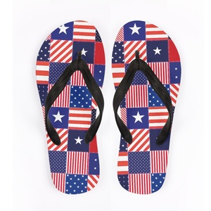 <span class=keywords><strong>Chanclas</strong></span> de Eva con diseño de bandera americana tradicional para <span class=keywords><strong>hombre</strong></span> y mujer, <span class=keywords><strong>chanclas</strong></span> de playa, sandalias de verano más baratas al por mayor, logotipo personalizado - Product Image 1