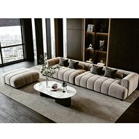 Canapé de bureau modulaire de luxe moderne de style italien, 100 % cuir, écologique, pour hôtel, école, bureau - Vente chaude
