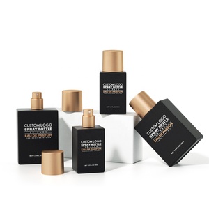 Tùy Chỉnh 30Ml 50Ml Sang Trọng Rỗng Vuông Nước Hoa Chai Thủy Tinh Mỹ Phẩm Container Phun Bơm Nước Hoa Chai - Product Image 2