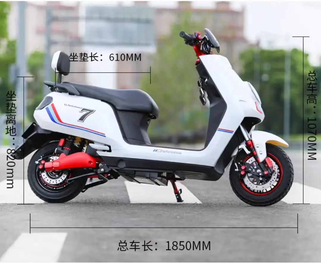 New electric commuting vehicle for men and women 72VEBIKE long-distance running king special vehicle high-power electric scooter