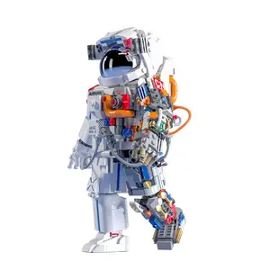 Jaki Building Blocks Figure Spaceman astronauta Space Man Block mattoni aerospaziale Cosmonaut Moc Model kit giocattoli per bambini regalo
