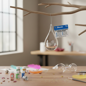 Peiyong Ornamento in Plastica Trasparente a Forma di Goccia 11CM per Fai da Te e Decorazioni, Materiali per Artigianato - Product Image 3