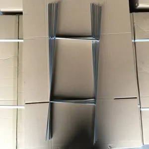 Dış mekan kullanımı VIBE mürekkep ağır Metal H Stakes H çerçeve tel Stakes Yard işareti kazık kullanımı 4mm oluklu işaretleri