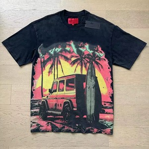 T-shirt a maniche corte unisex di marca, taglie forti, vestibilità ampia, effetto invecchiato, per <span class=keywords><strong>giovani</strong></span> - Product Image 6