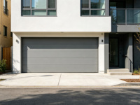 Porte sectionnelle électrique robuste en acier avec isolation thermique pour entrepôts logistiques, ateliers de réparation, fermes, communautés, usines et garages