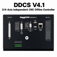 Contrôleur hors ligne 4 axes JLE CNC TECH DDCS-Expert, système de contrôle de mouvement CNC autonome, mémoire 1 Go, écran 5 pouces