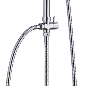 In Acciaio Inox A Parete Precipitazioni Doppia Maniglia Contemporaneo <span class=keywords><strong>Bagno</strong></span> Set - Product Image 5