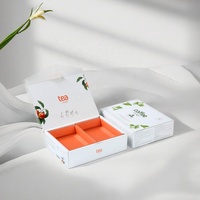 Boîtes à chocolat Cailyn écologiques, imperméables, au toucher doux, en carton blanc pliable, emballage rigide pliable durable