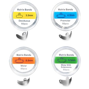 Weller nhãn hiệu nha khoa ma trận ban nhạc Kit đục lỗ 100pcs răng hàm răng hàm với phần mở rộng - Product Image 6