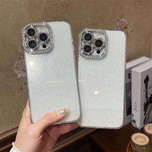Poudre <span class=keywords><strong>flash</strong></span> de gradient de diamant d'eau électrolytique incrustée de <span class=keywords><strong>film</strong></span> de lentille de diamant étui de téléphone souple pour iphone 11 12 13 14Pro Max 15ultra - Product Image 1
