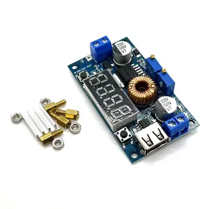 5A 75W XL4015 USB DC-DC Converter Adjustable Step-Down Module 4.0-38V to 1.25V-36V DIY Adjustable Power Supply