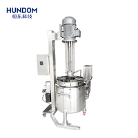 Mélangeur sous vide 300L 500L, pompe à émulsion avec support de levage, machine à émulsifier le corps, réservoir de mélange émulsifiant