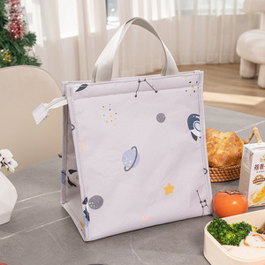 Starry Sky 325PE Bento Bag Rectangular Insulated Lunch Bag For School Picnic Outdoor Use - Product Image 1