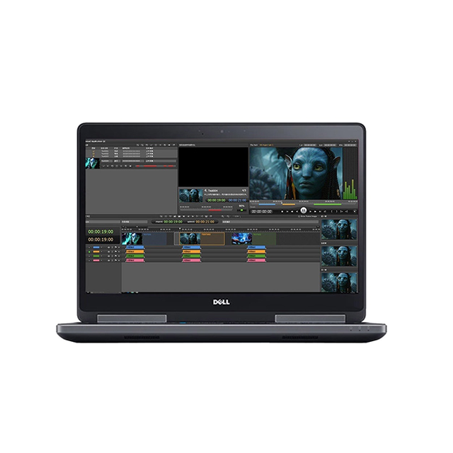 Used D-e-ll 7520 Workstation 95% New Refurbished Business Laptop Intel Core I7-7th 16GB Ram 512GB SSD 1TB 15.6 Inch