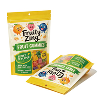 Sacs refermables en Mylar à fermeture éclair, finition mate, personnalisables, pour café, collations, emballage alimentaire, 3,5 g, 1 oz, refermables