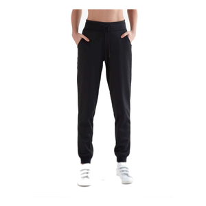 Pantalones Deportivos de Mujer, Suaves, de Poliéster y Algodón, Corte Holgado, Casuales, Cómodos para Entrenamiento, Descanso y Viajes - Product Image 1