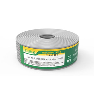 สายเคเบิลเครือข่าย Cat6 23Awg แบบไม่มีฉนวนป้องกัน UTP สำหรับการส่งข้อมูลและบรอดแบนด์ภายในบ้าน - Product Image 1