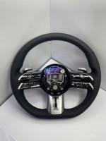 Volant en fibre de carbone personnalisé pour Mercedes-Benz AMG C E S G-Class W204 W205 W222, y compris les modèles G500 G55 G63 S500